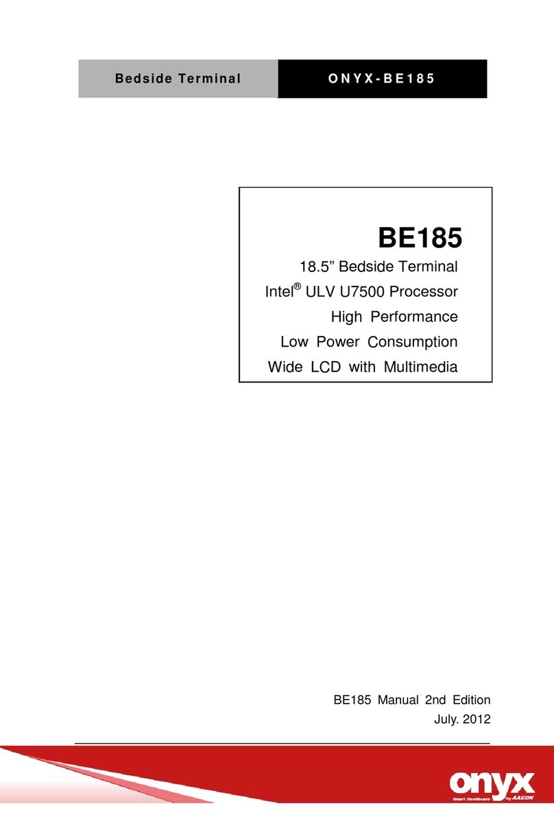 Onyx BE185 User manual