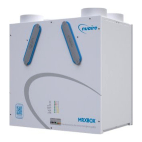NuAire ecosmart MRXBOX95-WM2-AE Installation and Maintenance