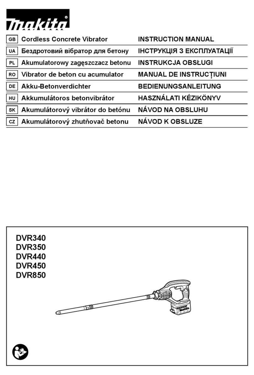 Makita DVR450 User manual Makita DVR450 User manual