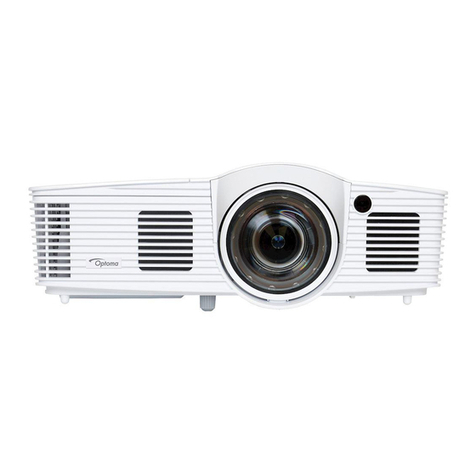 Optoma GT1080e User manual Optoma GT1080e User manual