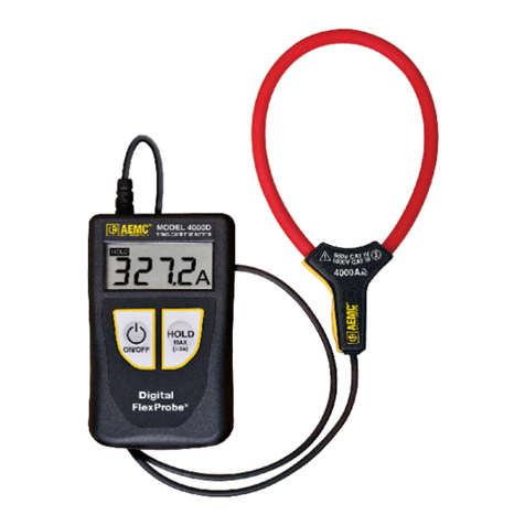 Chauvin Arnoux AEMC Digital FlexProbe 400D-6 user manual