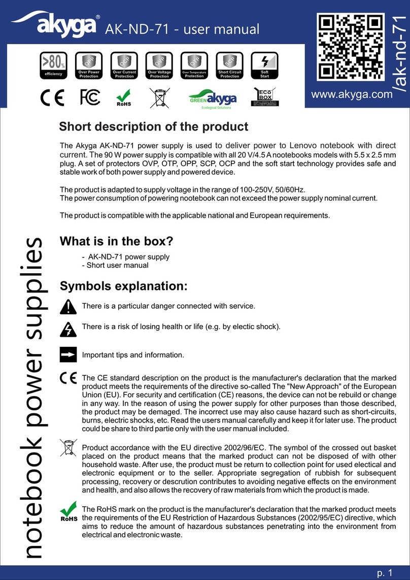 Akyga AK-ND-71 User manual