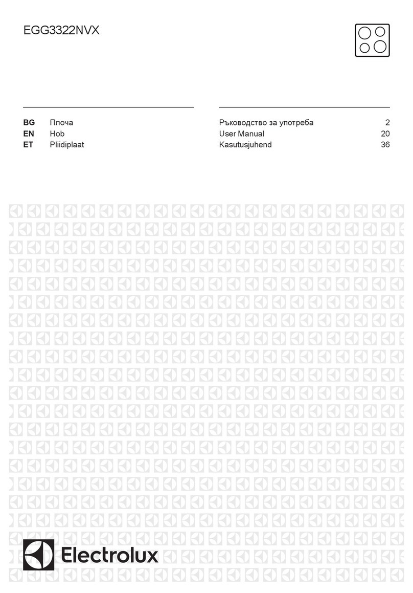 Electrolux EGG3322NVX user manual