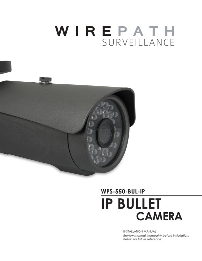Wirepath Surveillance WPS-550-BUL-IP installation manual
