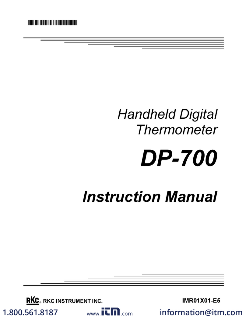 RKC INSTRUMENT DP-700 instruction manual