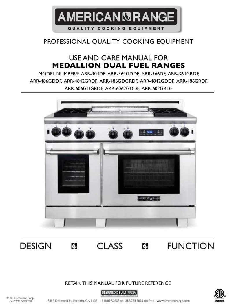 American Range ARR-4842GRDF User manual