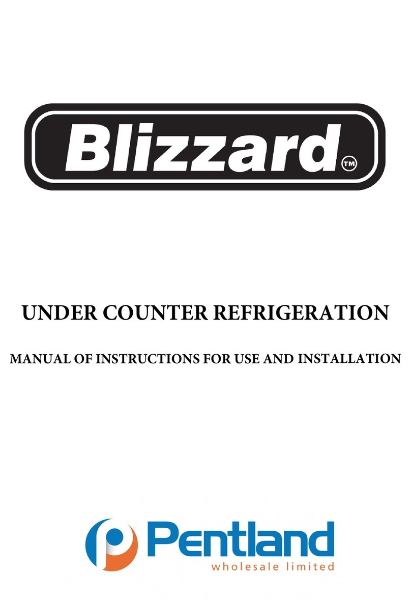 PENTLAND Blizzard UCR140 Manual of instructions for use and installation