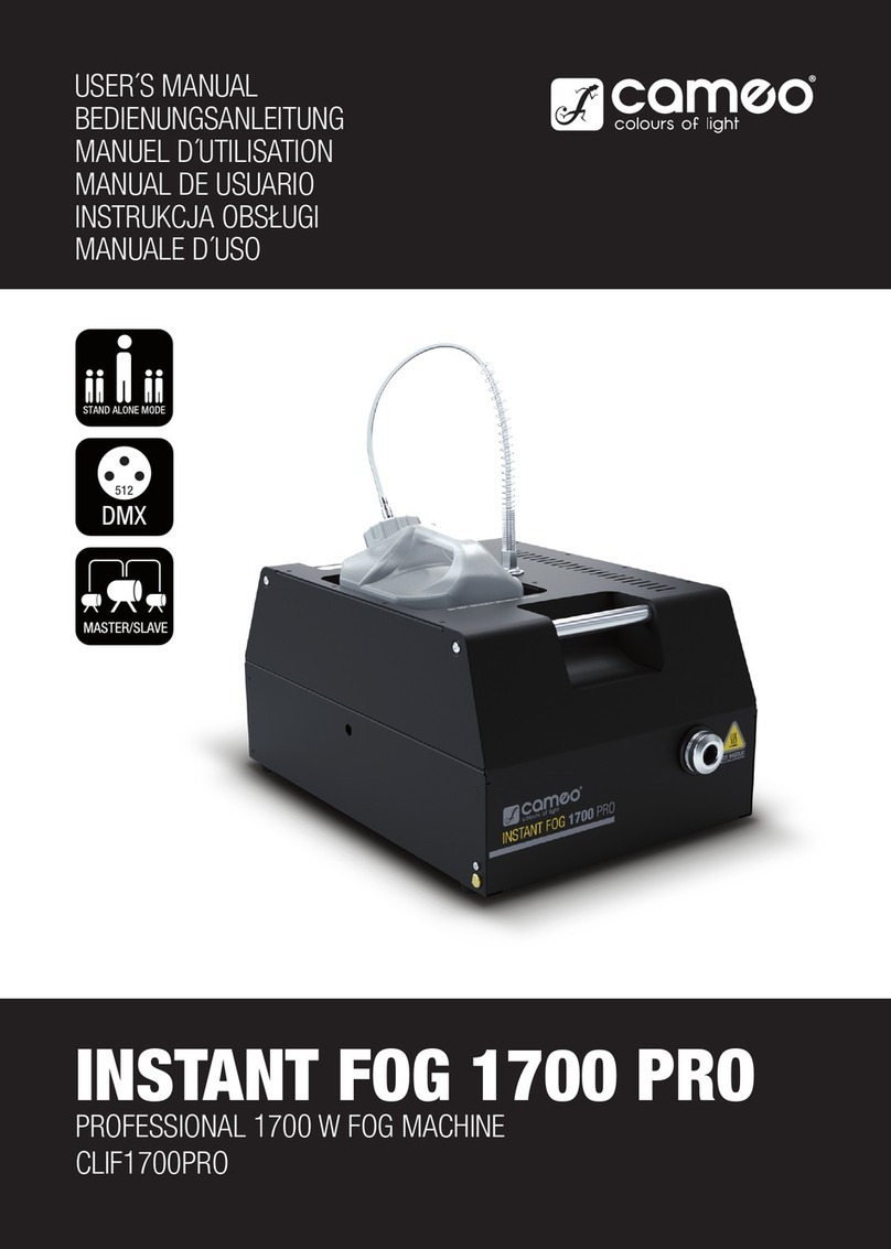 Cameo INSTANT FOG 1700 PRO user manual