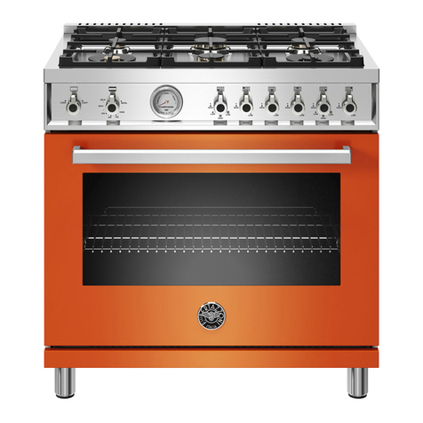 Bertazzoni PRO366GASAR Installation, use & care manual