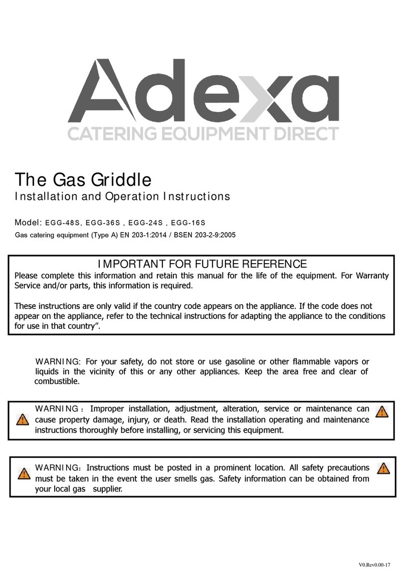 Adexa EGG-48S Assembly, installation and operation instructions