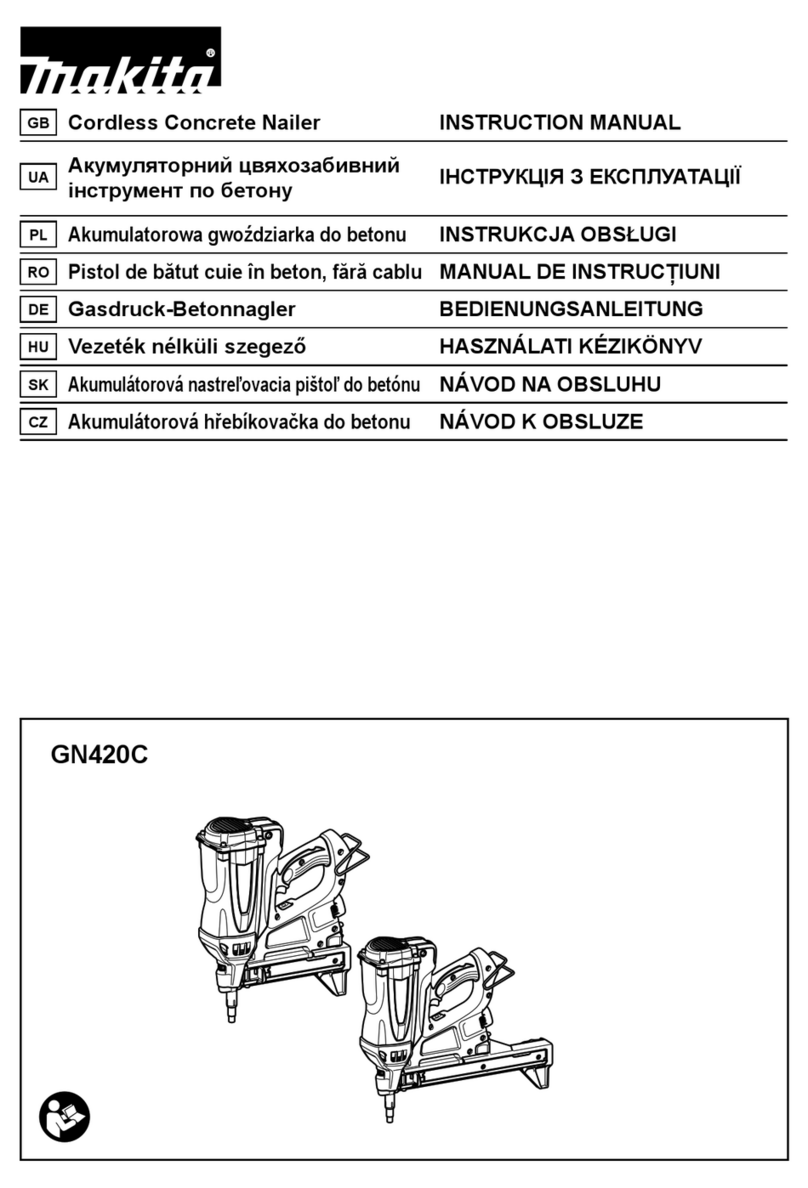 Makita GN420CLSE User manual