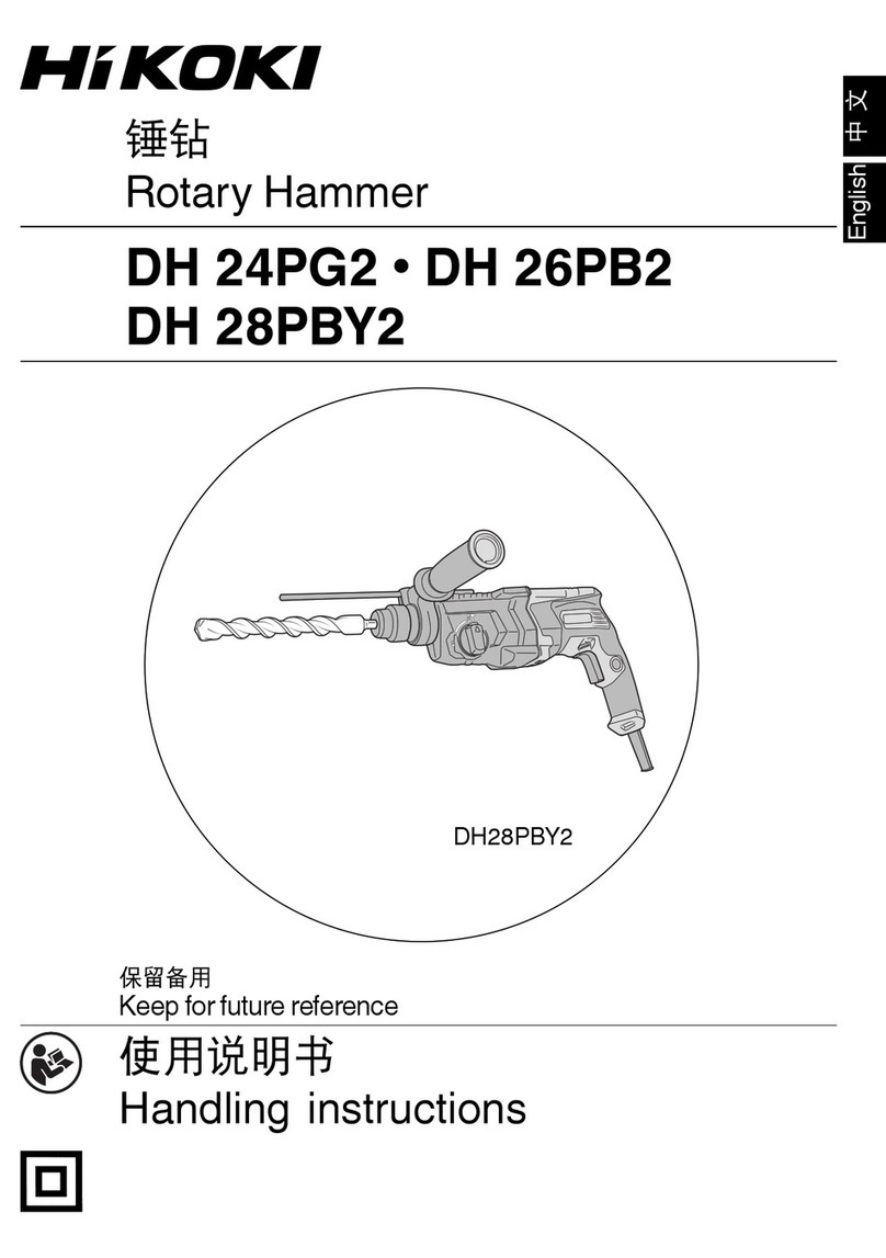 HIKOKI DH 26PB2 User manual HIKOKI DH 26PB2 User manual