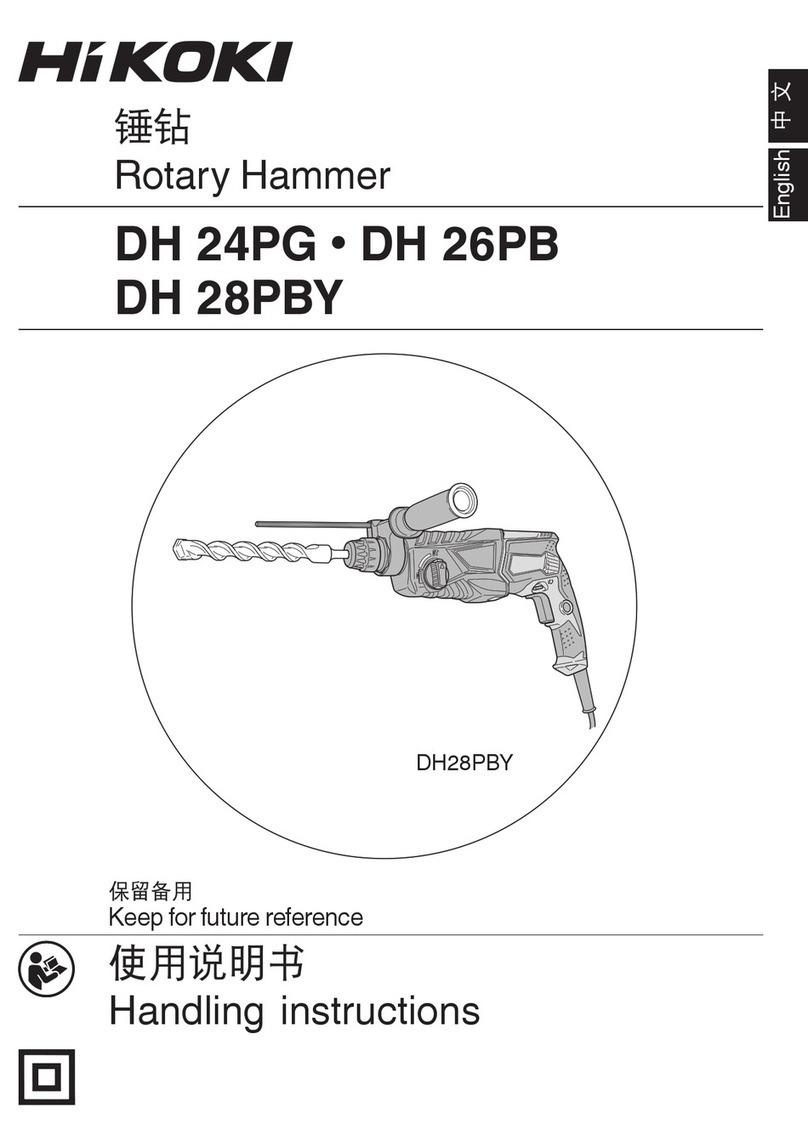 HIKOKI DH 24PG Handling instructions