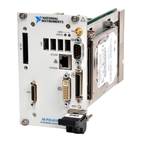 National Instruments PXI-8110 User manual National Instruments PXI-8110 User manual