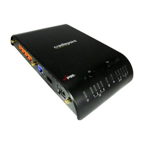 Cradlepoint MBR1400 Series Setup guide