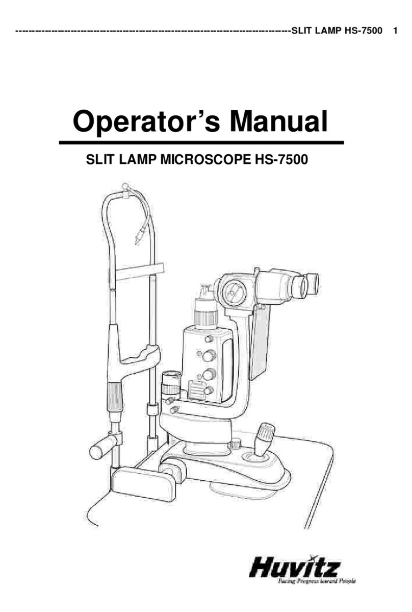 Huvitz HS-7500 User manual