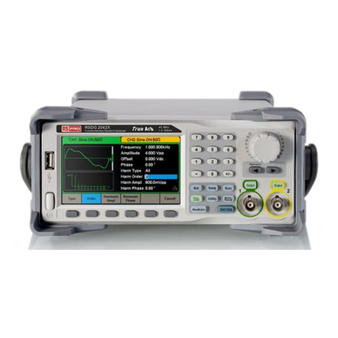 RS PRO RSDG2000X quick start