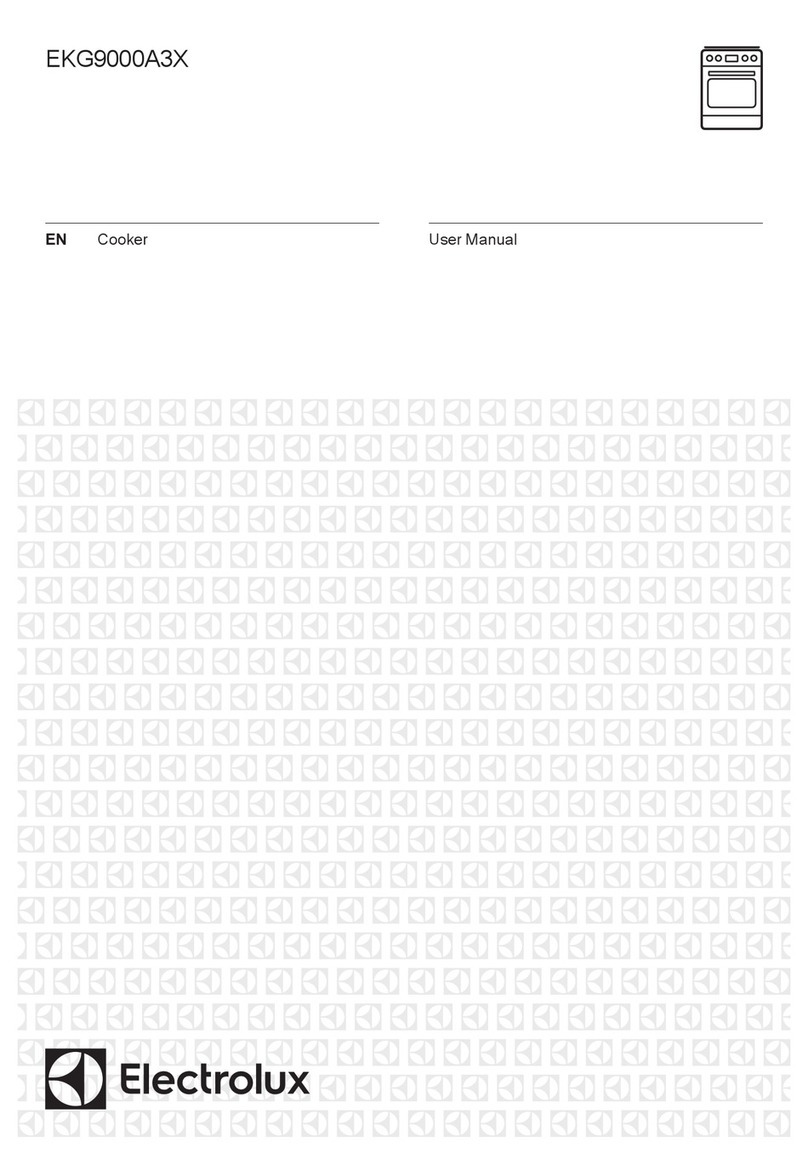 Electrolux EKG9000A3X User manual