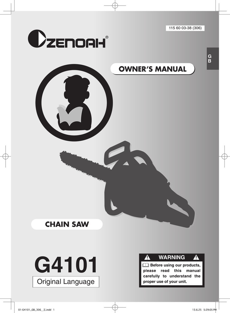 Zenoah G4101 owner's manual
