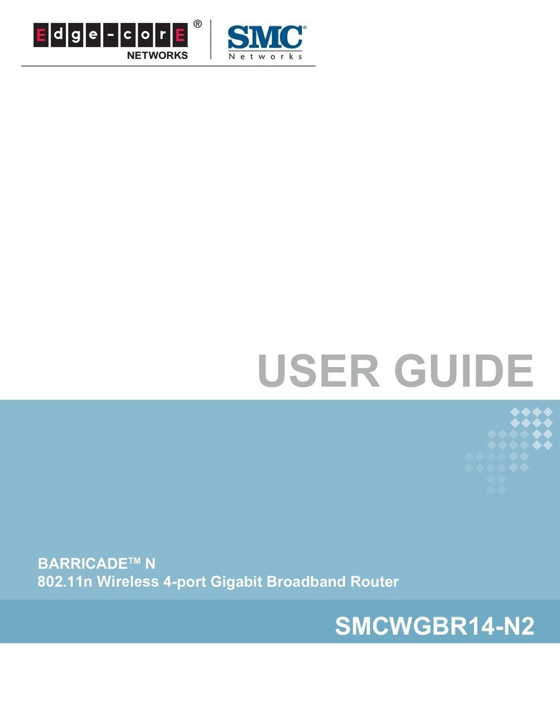 SMC Networks Edge-corE NETWORKS BARRICADE SMCWGBR14-N2 User manual