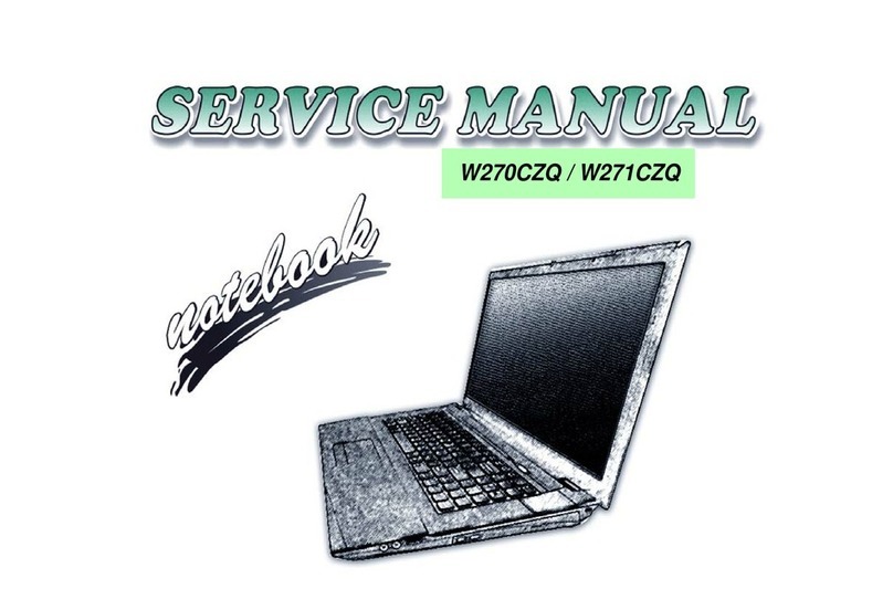 Clevo W270CZQ User manual