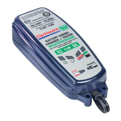 TecMate OptiMate Lithium TM484 User manual