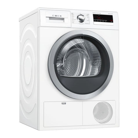 Bosch WTH852B8SN User manual