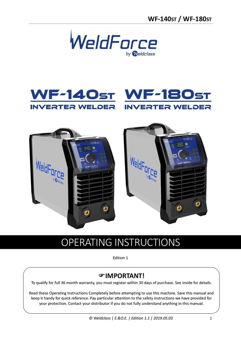 Weldclass WeldForce WF-140ST User manual