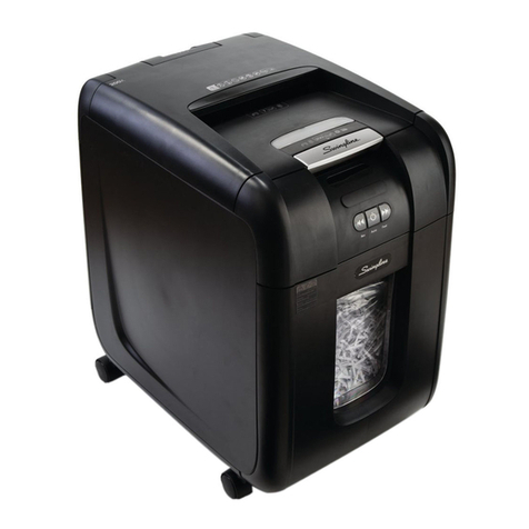 Swingline STACK-AND-SHRED 200X User manual