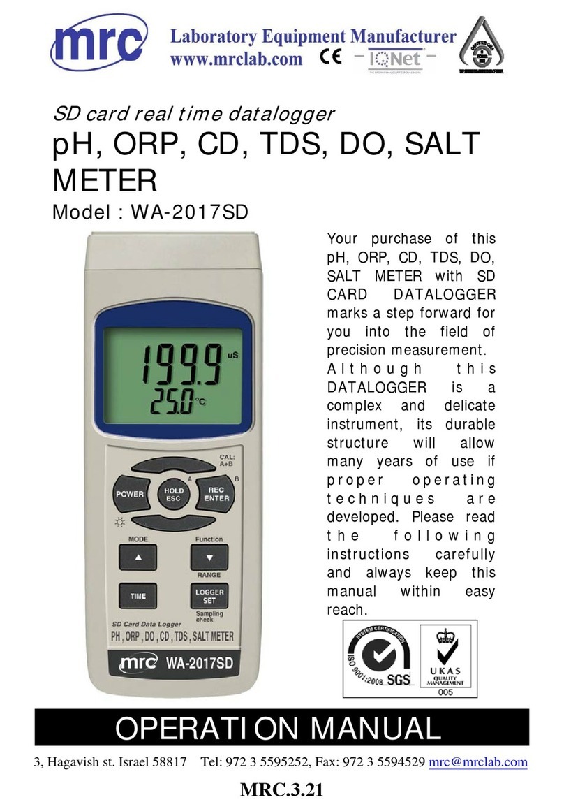 MRC WA-2017SD User manual