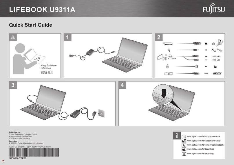 Fujitsu LIFEBOOK U9311A User manual