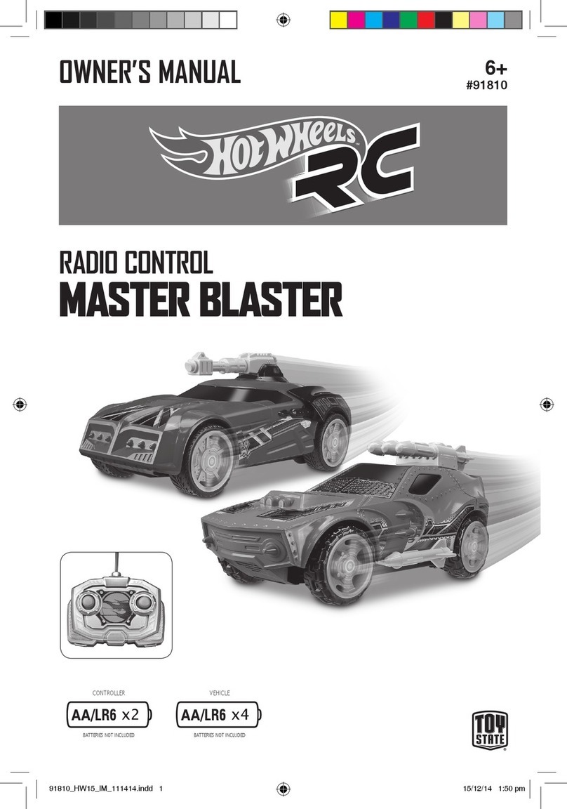 Toy State HotWheels RC Radio Control Master Blaster... owner's manual