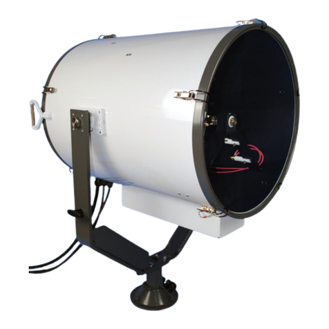 Francis Searchlights A2213 User instruction & installation manual