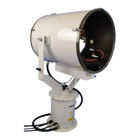 Francis Searchlights A7170 User instruction & installation manual