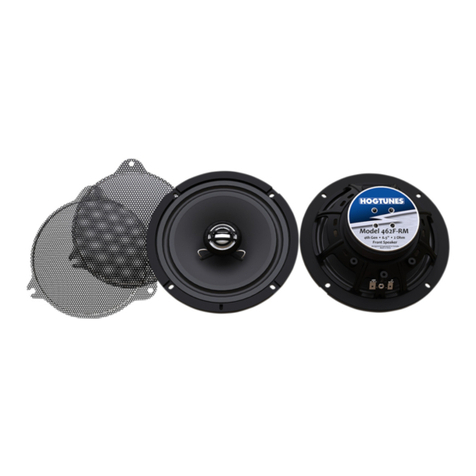 Hogtunes 462F-RM installation manual