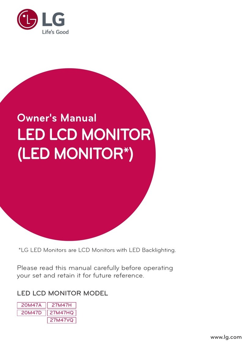 LG 20M47D User manual