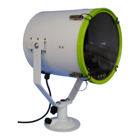 Francis Searchlights A6172 User instruction & installation manual