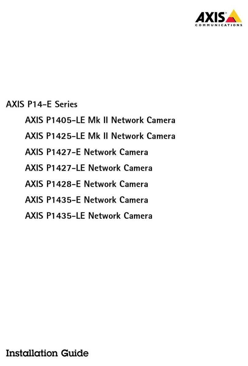 Axis P14-E Series User manual