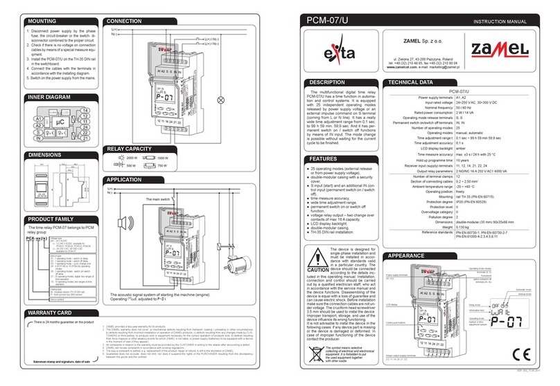 Zamel EXT10000084 User manual