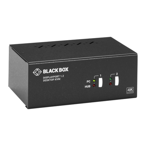 Black Box KV6222A-R2 User manual Black Box KV6222A-R2 User manual