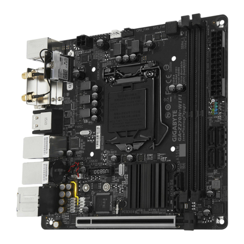 Gigabyte GA-Z270N-WIFI User manual