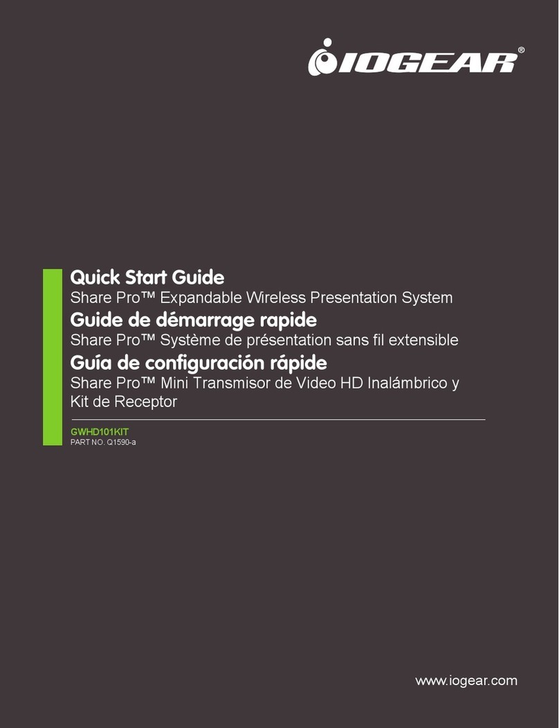 IOGear Share Pro GWHD101KIT quick start guide