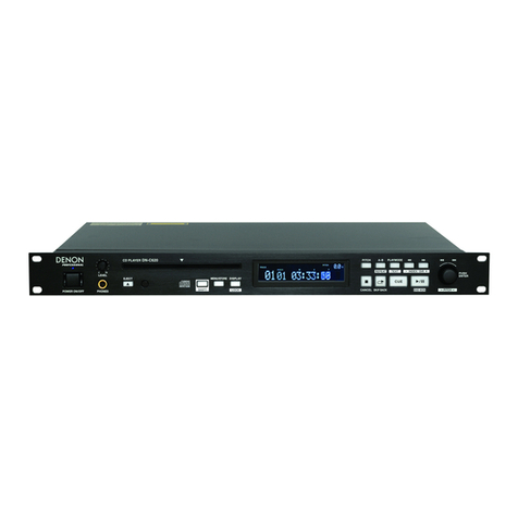 Denon Professional DN-C620 operating instructions