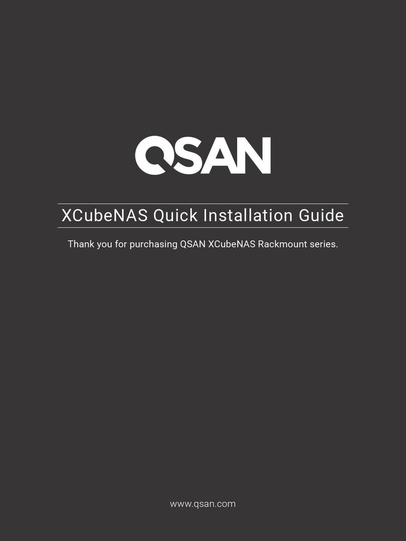 Qsan XCubeNAS XN7012R User manual