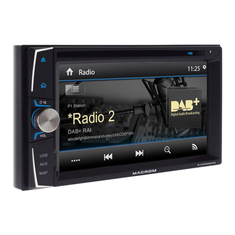 Macrom M-DVD6000DAB User manual
