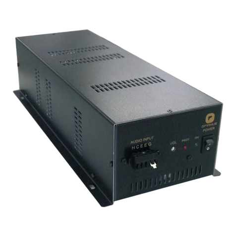 Optimus MP-120D1 Installation and operating instructions