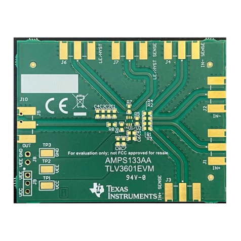 Texas Instruments TLV3601EVM User manual