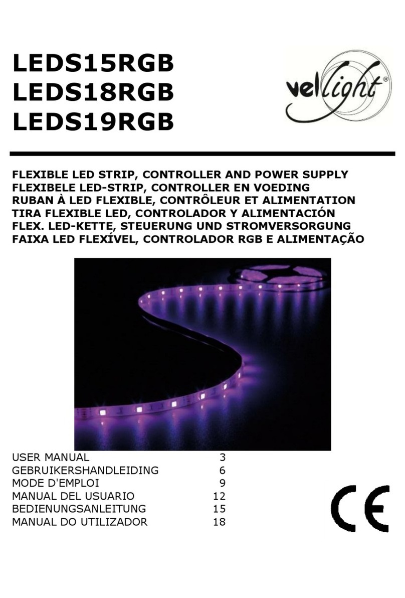 VelLight LEDS15RGB User manual