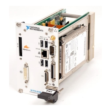 NI PXI-8106 User manual