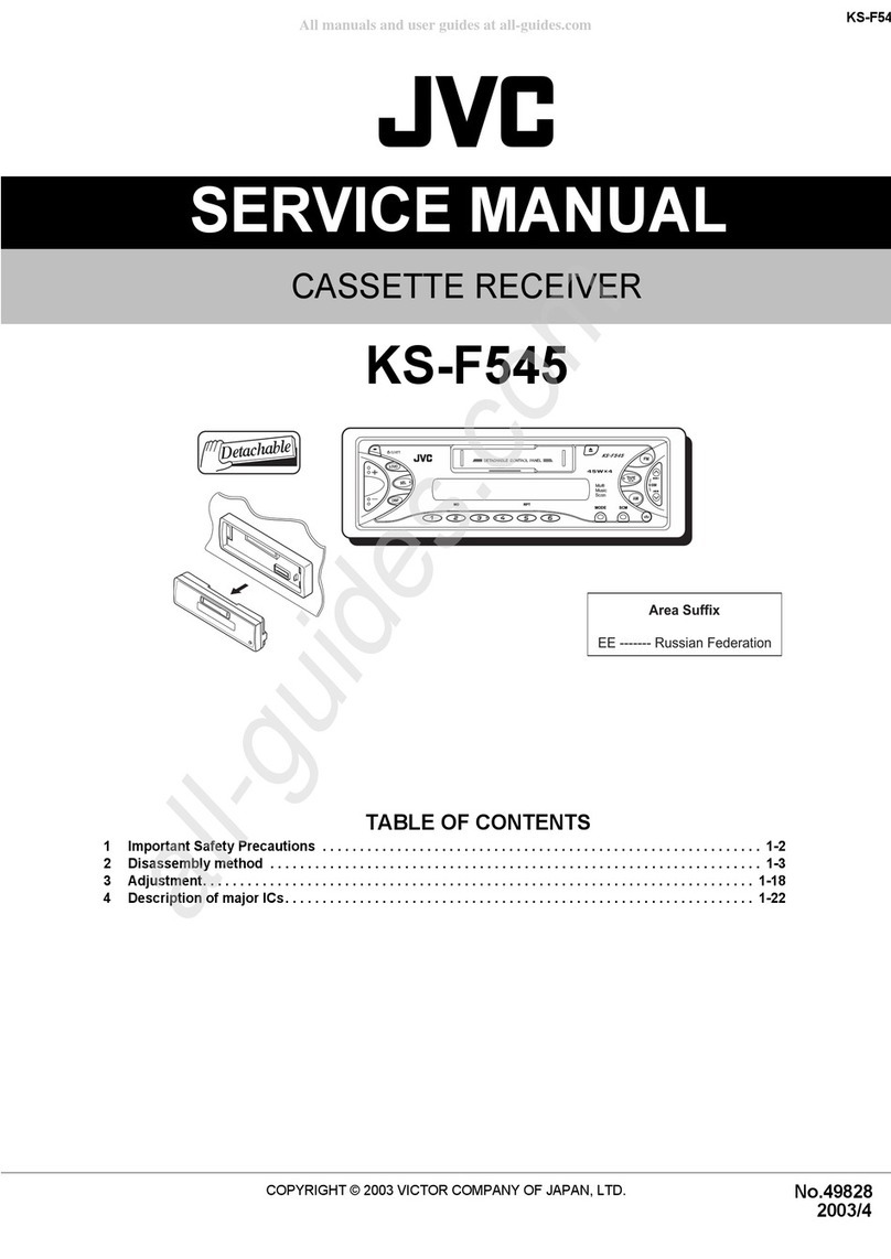 JVC KS-F54 User manual JVC KS-F54 User manual